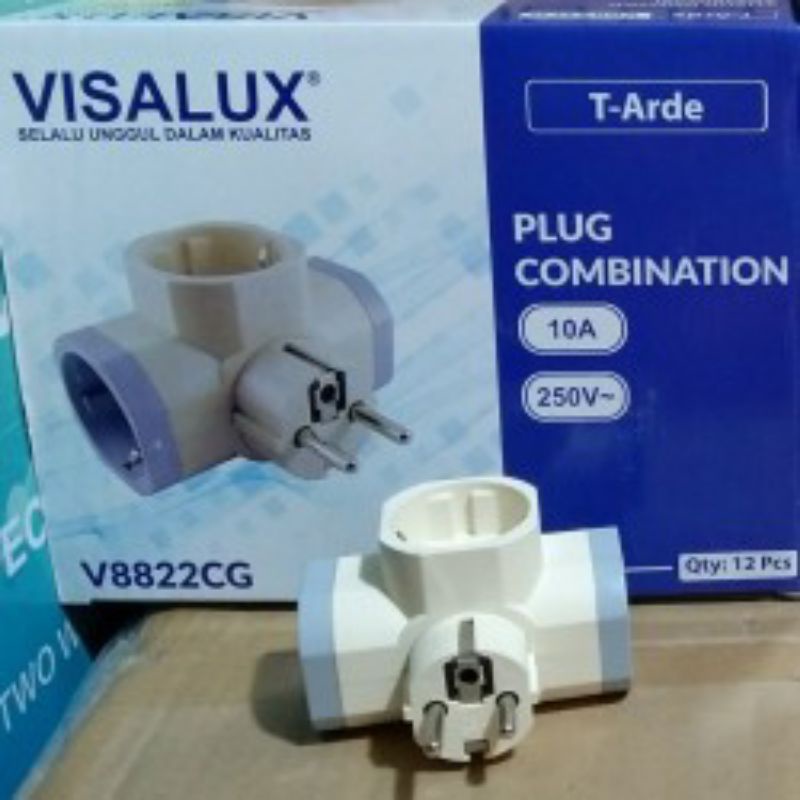 Steker Kombinasi Visalux T-arde V8822CG