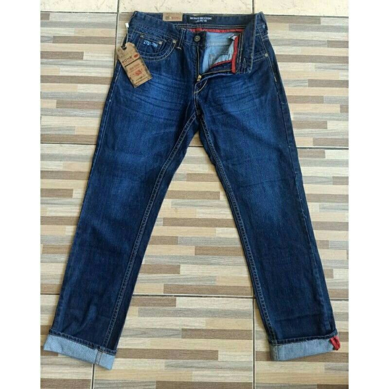 Celana Panjang Jeans Pria Casual Bombbogiiee BM Original dan Murah Meriah/celana distro super premium murah meriah