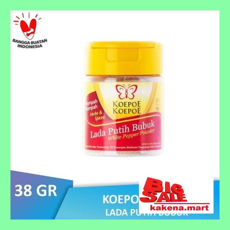 

Ka0Iusbu Btl Koepoe Koepoe Lada Putih Bubuk 38 Gr | Whitepepper Kupu Kupu Budlem