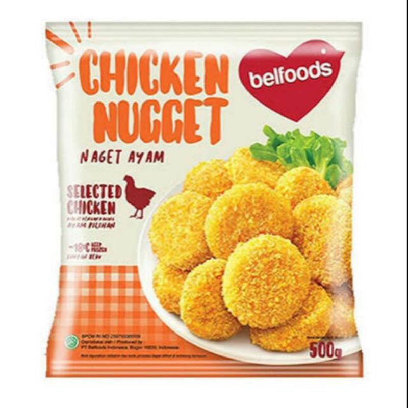 

Belfoods Selected Nuget 500gr - Chicken Ayam