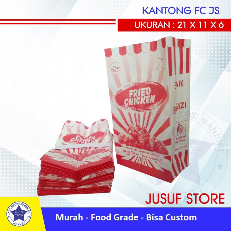 

Kantong | paperbag fried chicken isi 250 pcs