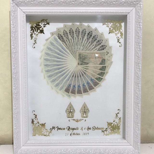 Jasa mahar pernikahan Jasa mahar pernikahan 40x50cm / mahar 3d/ pigura 3d/ frame 3d/ pigura / frame