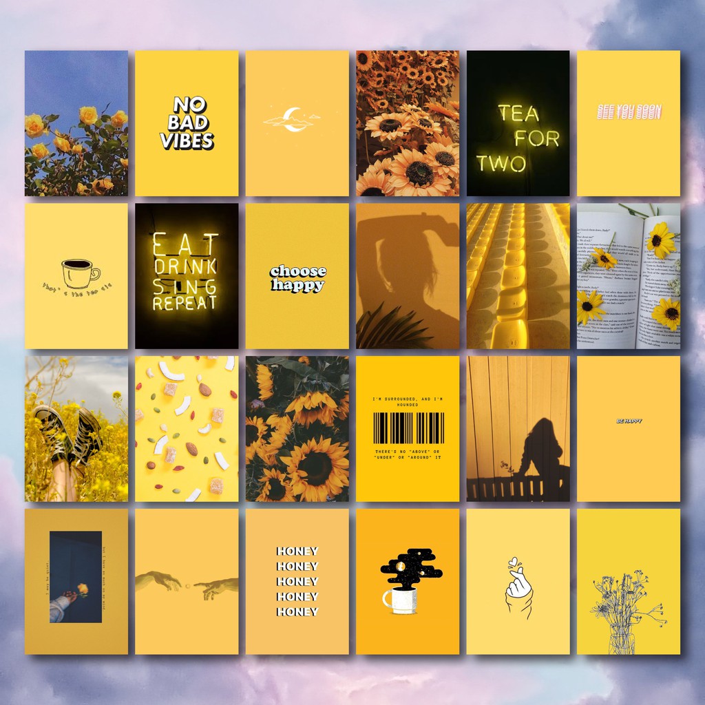 Poster Aesthetic Yellow