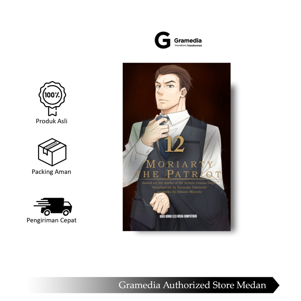 Gramedia Medan - MORIARTY THE PATRIOT 12
