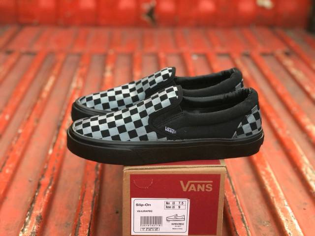 SEPATU43 VANS AUTHENTIC FULL BLACK HITAM COKLAT OLDSKOOL ERA SK8