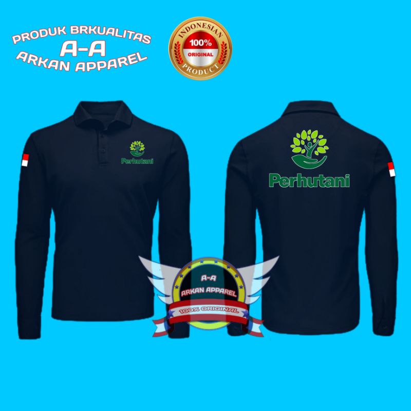 KAOS KERAH PERHUTANI POLO SHIRT PERHUTANI