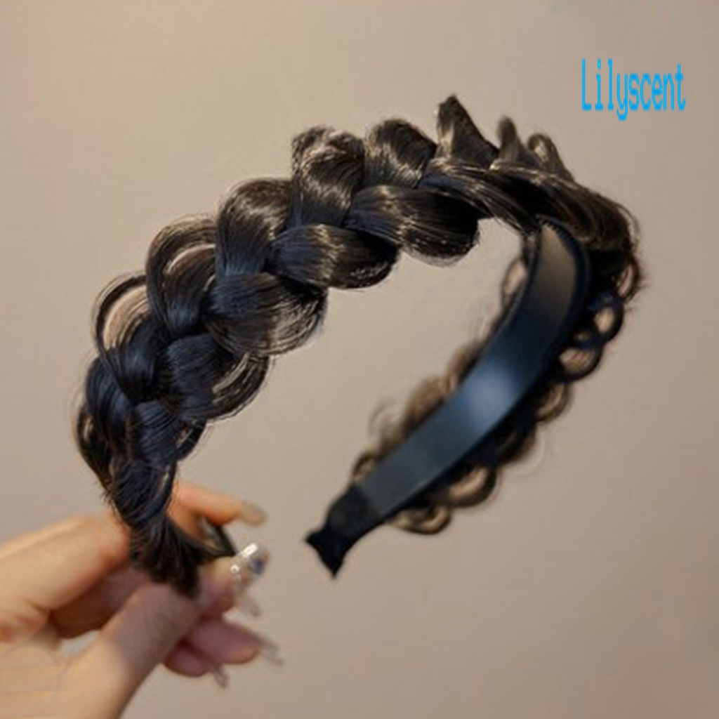 Lily Bando Rambut Model Kepang Desain Tulang Ikan Gaya Bohemian Untuk Wanita