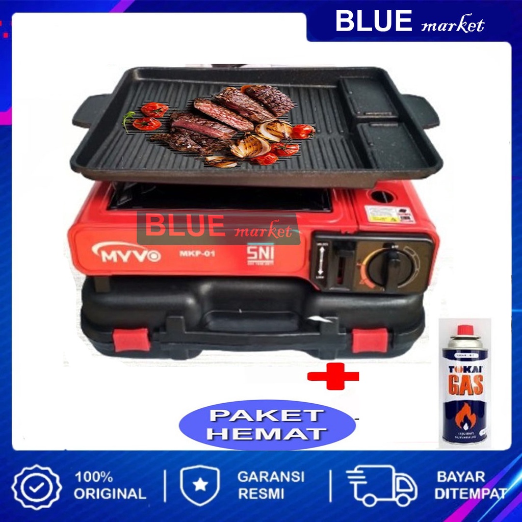 Paket Barbeque/BBQ Ultra Gril Set Kompor Portable free Tas new PROMO