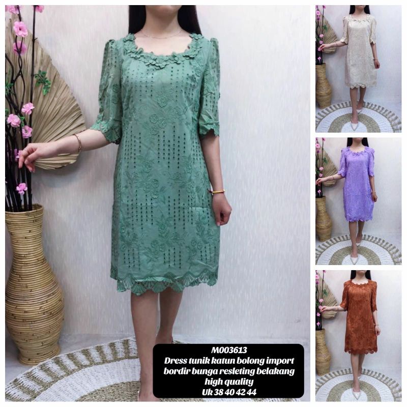DRESS KATUN BOLONG IMPORT / DRESS CHIBI KATUN BOLONG / M003613