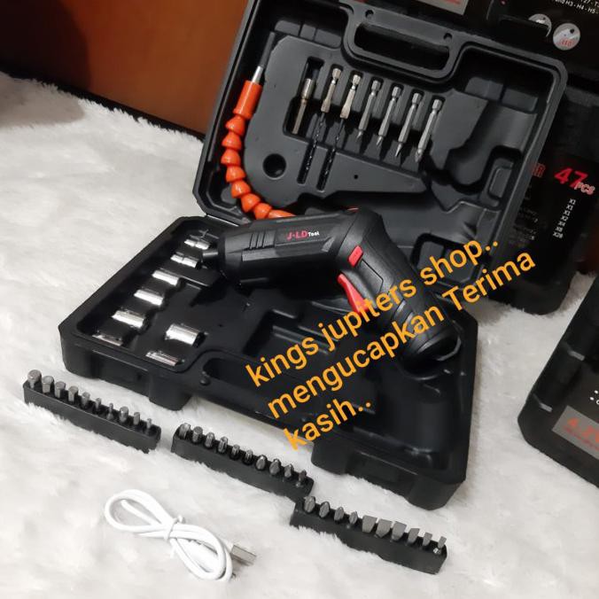 ✅Sale SCREW DRIVER CORDLESS SCREWDRIVER SET JLD 4,2volt mini bor BATRE JLD