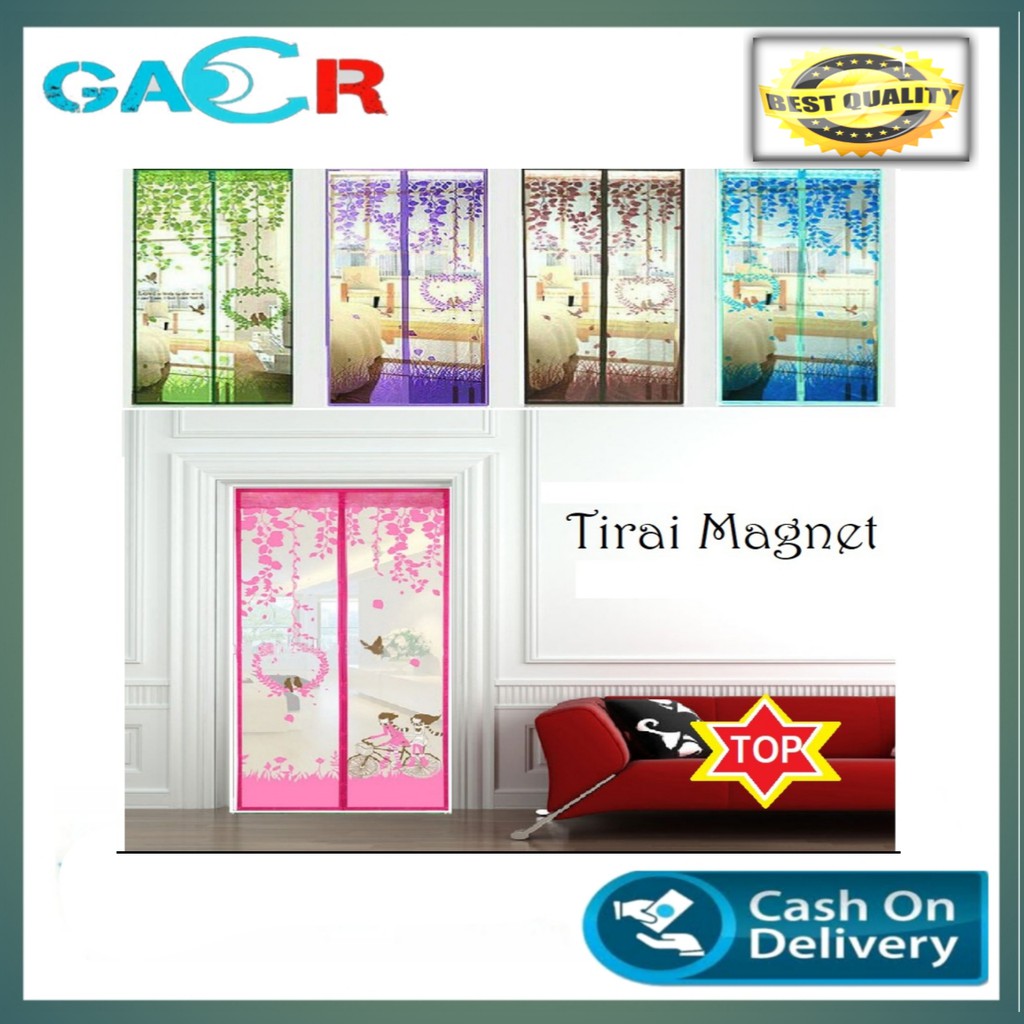 Tirai Magnet Pintu Kamar Jaring Tirai Anti Nyamuk Tirai Magnet Pintu Kamar Jaring Tirai Anti Nyamuk