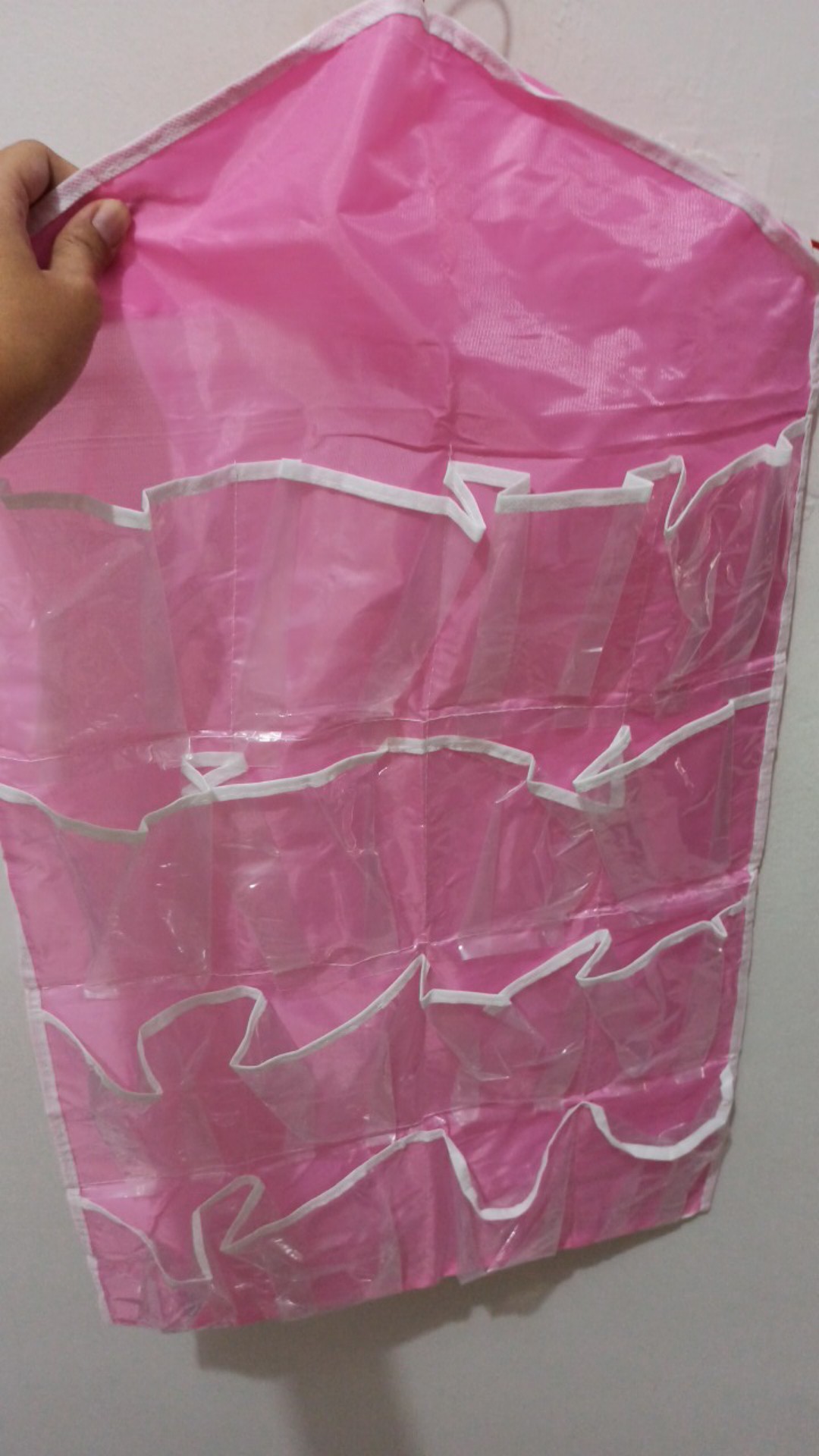 Pouch Hanging Organizer 16 Sekat Korean Underwear Pouch Rak Gantung Serbaguna