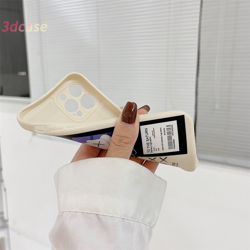 Case Realme C11 2021 C21Y C15 C21 C25 C20 C3 C12 C25S 5 5S 5i C17 7i C1 C25Y C2 C3i 6i C20A realme Narzo 20 10 10A 20A 30A A54 A15 A16 A9 A5 A7 A5S A95 A53 A33 Y12 Y20 A12 Pretty KAWS Bear Silicone Case