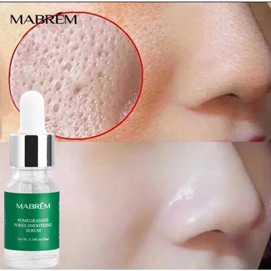 ORI MABREM Face Serum Hyaluronic Acid/Serum Delima Pengecil Pori-Pori Wajah Glowing/Anti Aging SkinC