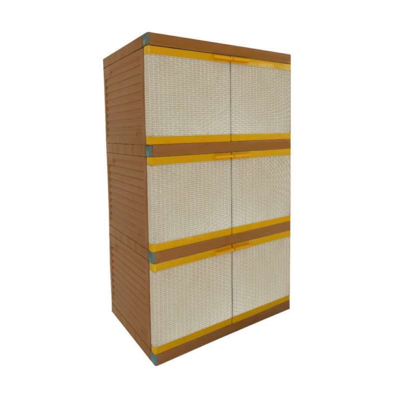 Lemari Plastik Club Minimalis 3 Susun Besar