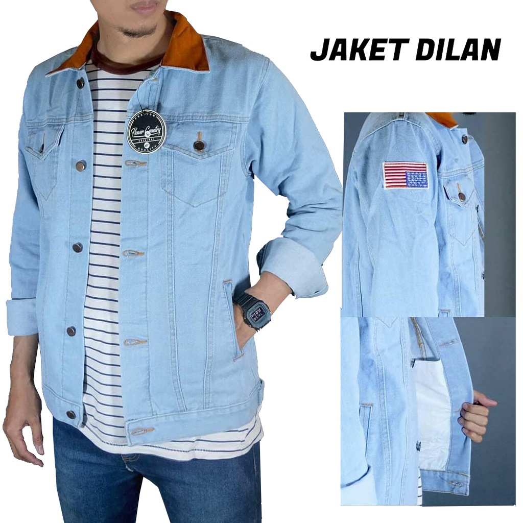 CUCI GUDANG!!! JAKET LEVI RIPPED SKINNY JEANS HIJAU ARMY STRETCH SOFT JEANS PEKAT BAGUS TEBAL MANTAP JAKET JEANS PRIA BIOBLIT BIOWASH JAKET COWOK JINS TERBARU 2021-Dilan Bioblitz