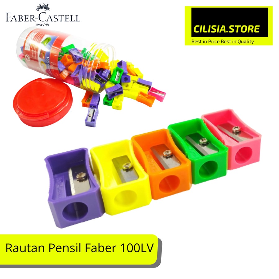 

Rautan Pensil Faber Castell 100LV Serutan Pensil Pencil Sharpener