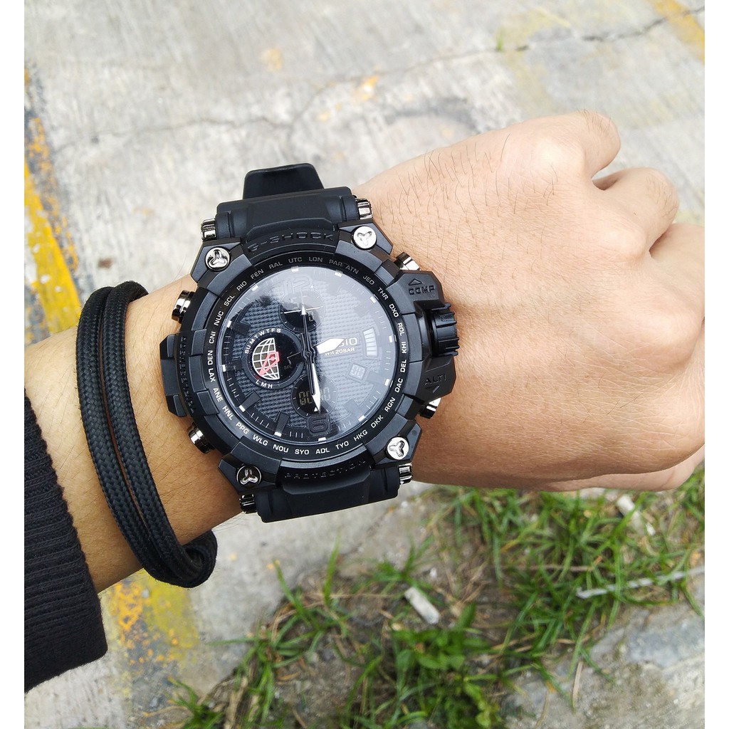 COD Jam tangan Doubletime Pria G-Shock JG - 2052 Globe