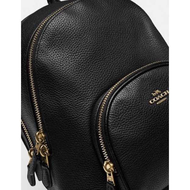 {READY} Coach Carrie Backpack 23 in Pebble Leather (997)