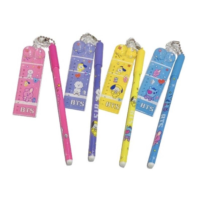 (12pc) PEN GEL GANTUNG BTS/GEL PEN BTS/PEN GANTUNG BUKU BTS-8