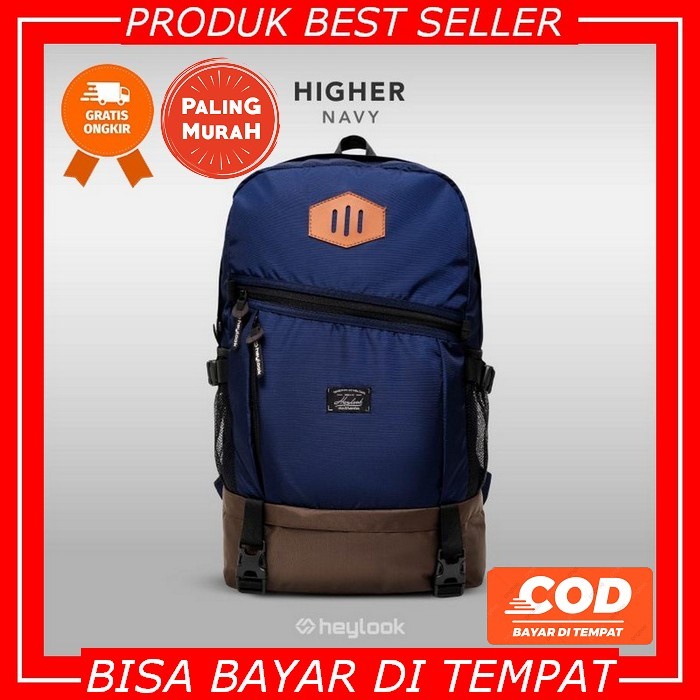 Tas Ransel Polos / Ransel Sekolah / Ransel Abg /Ransel Distro-Jansport - Hitam Free Raincover Tas Ba