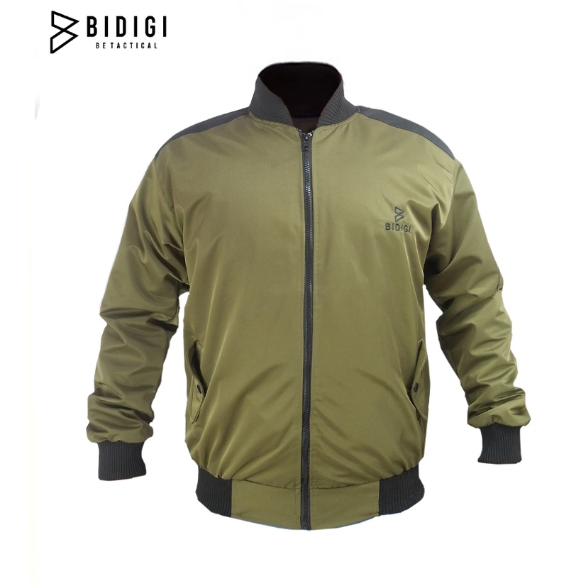 JAKET BOMBER PRIA BIDIGI POLOS