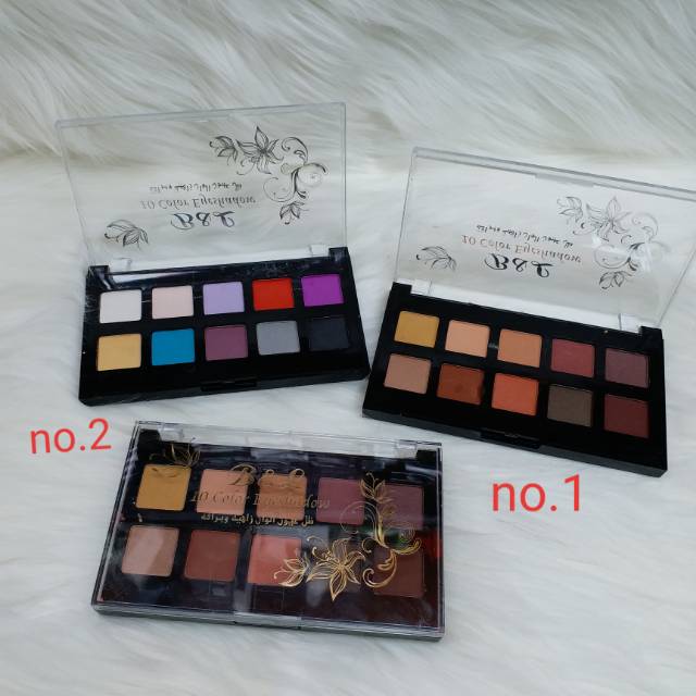 EYESHADOW ❤ B &amp; L 10.COLOUR EYESHADOW 2.SERI K.B