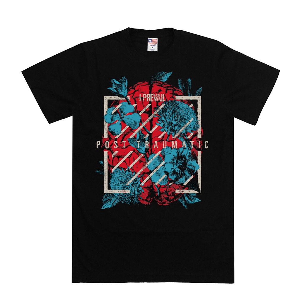 Kaos Band I Prevail "Brain Flowers" Tag New States Apparel Premium - STIN