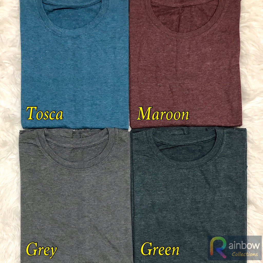 KAOS POLOS TWOTONE / TUTON MISTY LENGAN PENDEK 30'S PRIA