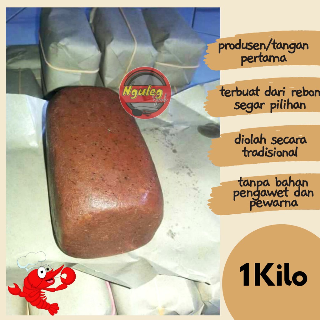 

Terasi Udang Asli super Puger trasi asli belacan import 1000gr