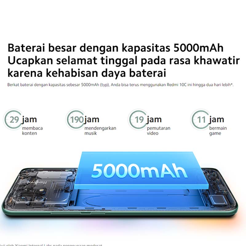 Xiaomi Redmi 10C 4/64GB Baterai 5000mAh 13MP AI Garansi Resmi redmi 9a 3/32 redmi 9a 3 32 redmi 9a 2 32 redmi 9a 4 64