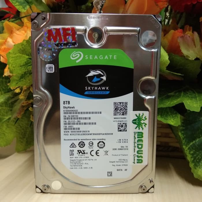 Harddisk 8 TB Seagate Skyhawk MFI