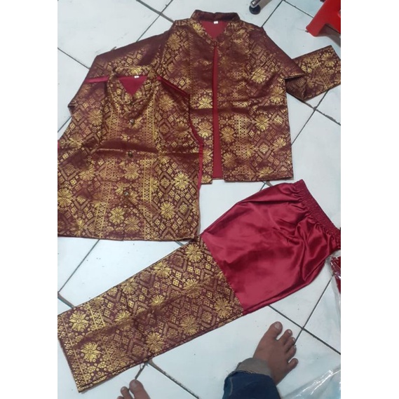 Baju sunat Palembang/Baju pengantin anak cowok palembang