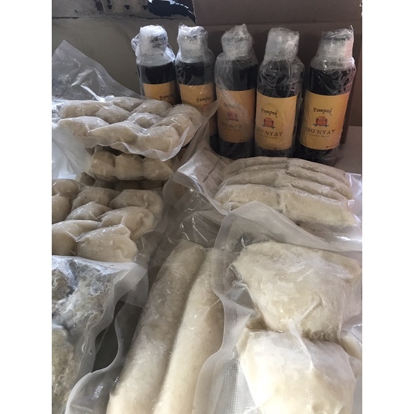 

pempek ibu nyay paket keluarga besar