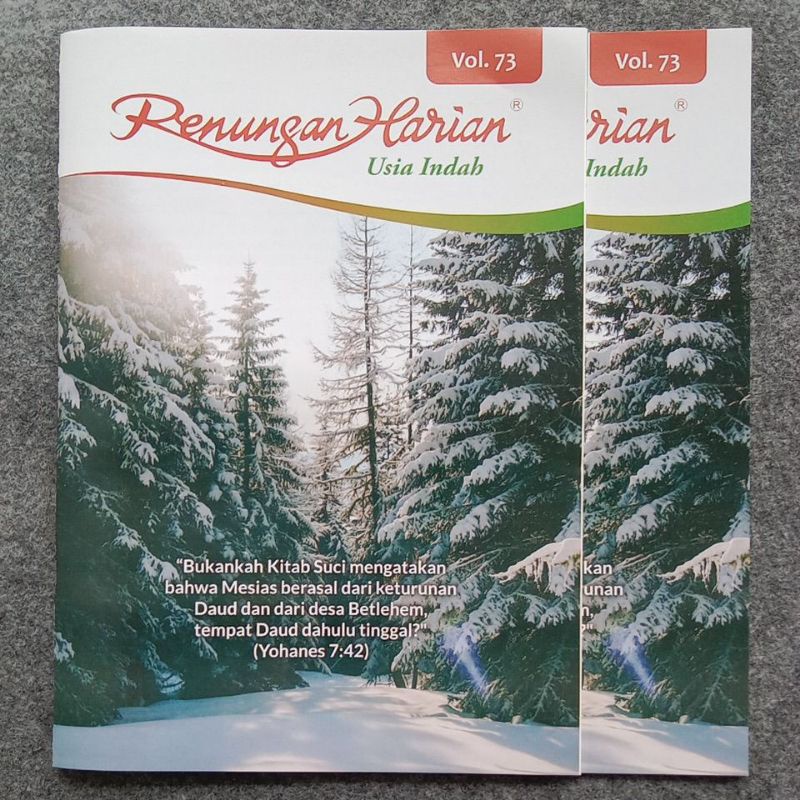 Renungan harian untuk lansia vol.73