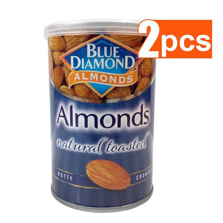 

( BISA COD ) Blue Diamond Unsalted Roasted Kacang Almond 130 gr (2 Pcs) HEMAT [Kode 1|Kode 2|Kode