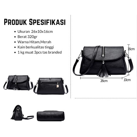 Satu7an T177 TAS SELEMPANG WANITA Sling Bag Slempang Murah Bahan Import Grosir COD Clutch  Shoulder