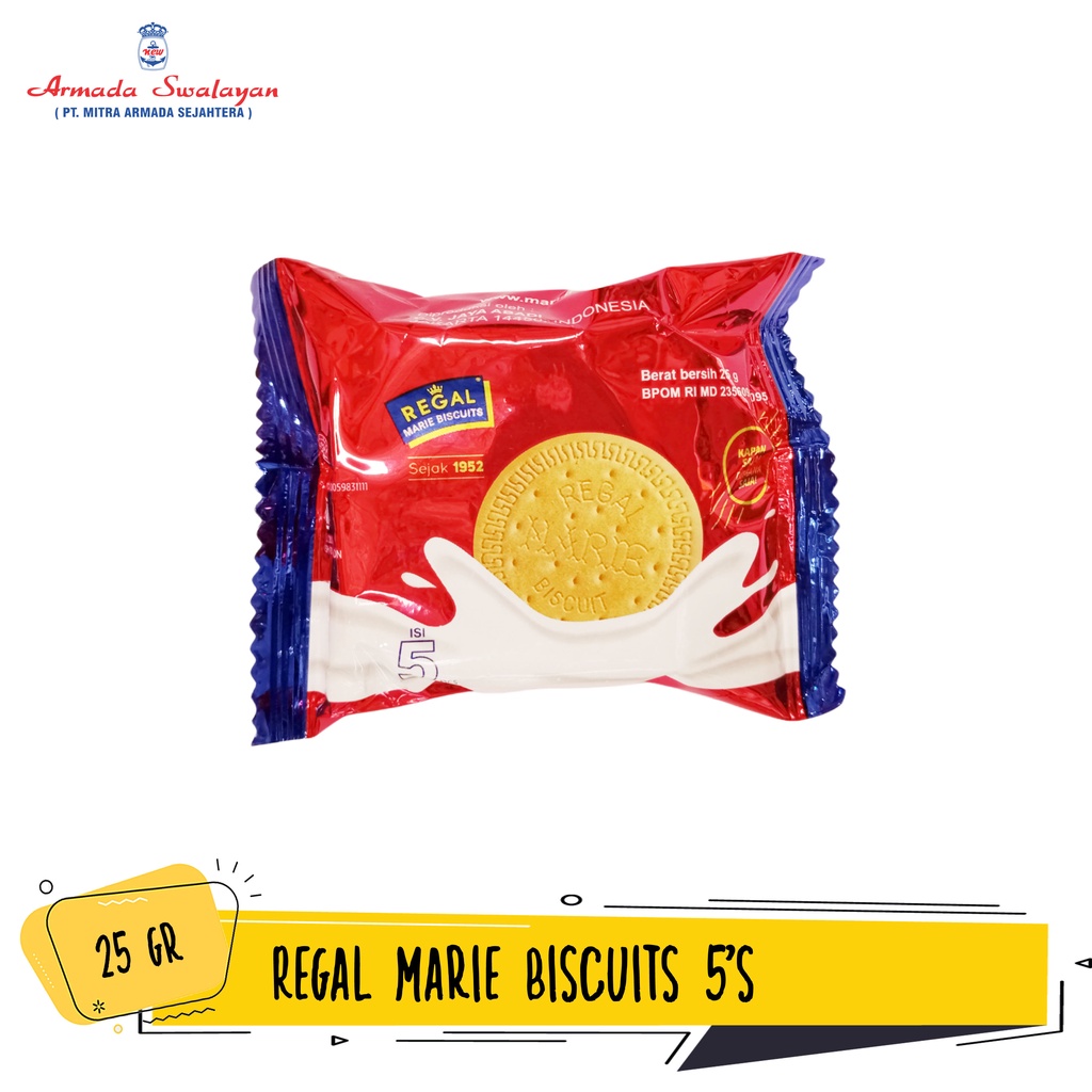 

Regal Marie Biscuit 5's 25g