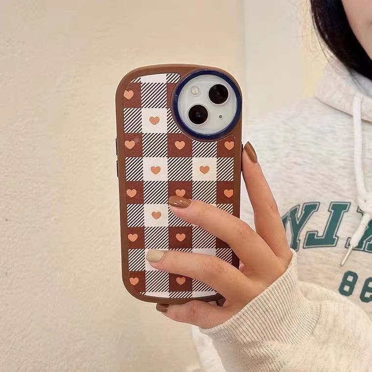 Soft Case Silikon Motif Hati Untuk IPhone X Xs Max Xr 7 8 Plus 12 13 11 Pro Max Gza1