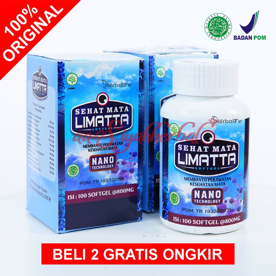 SEHAT MATA LIMATTA SOFTGEL - KEMASAN BARU WALATRA SEHAT MATA SOFTGEL