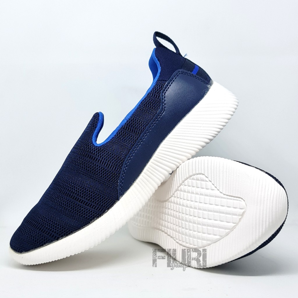 FIURI - Ardiles Original - Cagiva Biru 39-44 - Sepatu Olahraga Pria - Sepatu Slip On Pria Cowok - Sepatu Jogging Senam Lari  Laki-Laki - Sepatu Santai Cowok Pria - Sepatu Sekolah - Sepatu Sneakers Pria - Sepatu Kets Pria - Sepatu Promo Murah