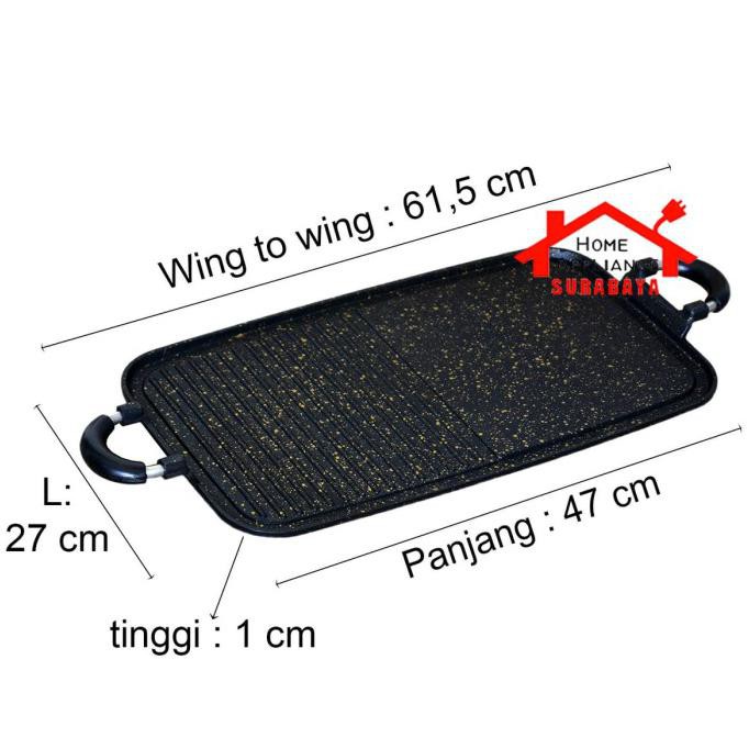 Ready Oke] Multi Grill Pan - Wajan Panggang Serbaguna Q2-8516 / Q2 8516