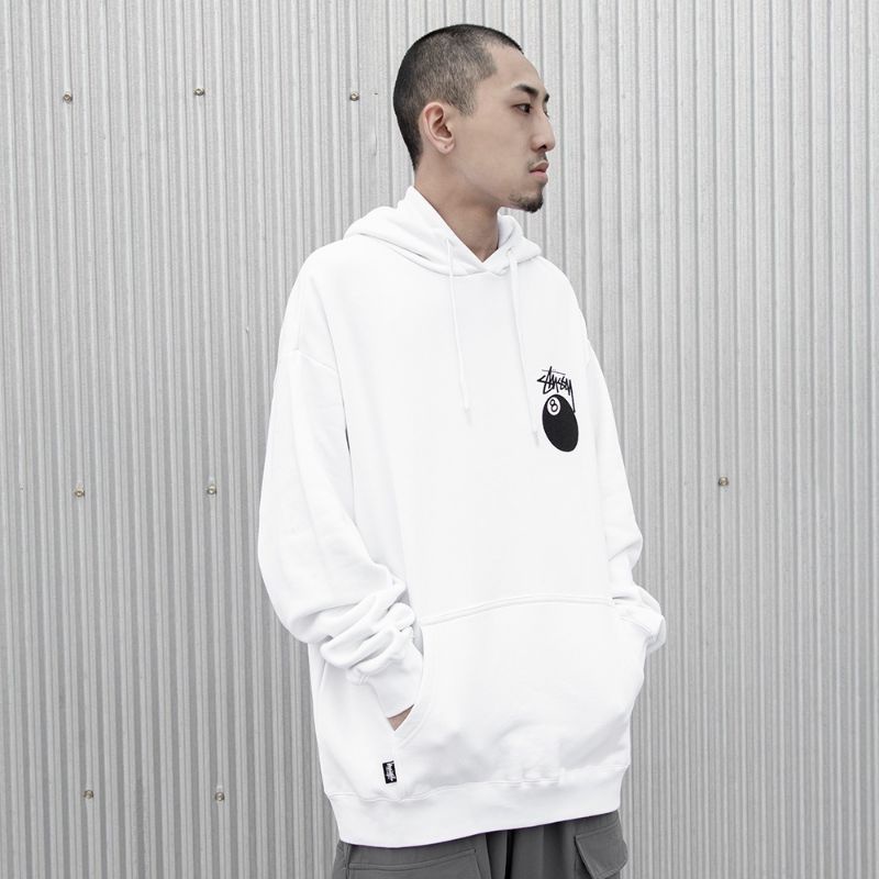 S - XXXXX(6XL) Hoodie STUSSY 8 BALL BIGSIZE Unisex Streetwear Fashion Style Jumbo Oversize