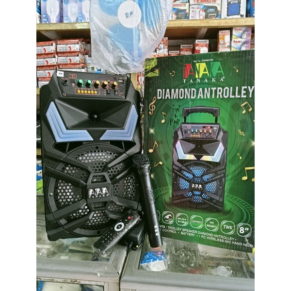 SPEAKER PORTABLE TANAKA DIAMOND ANTROLLEY 8inch