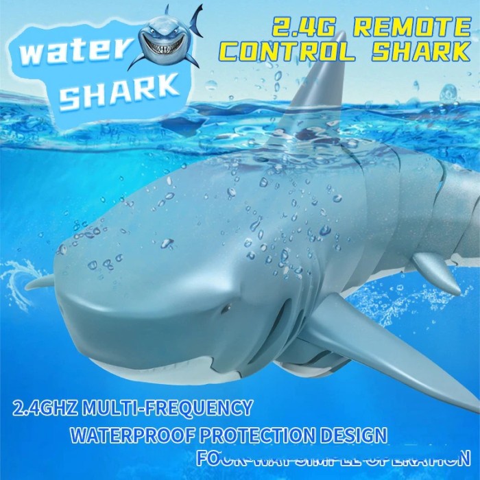 Mainan Remote Control Kontrol RC Hiu Shark Water 2.4G Anak