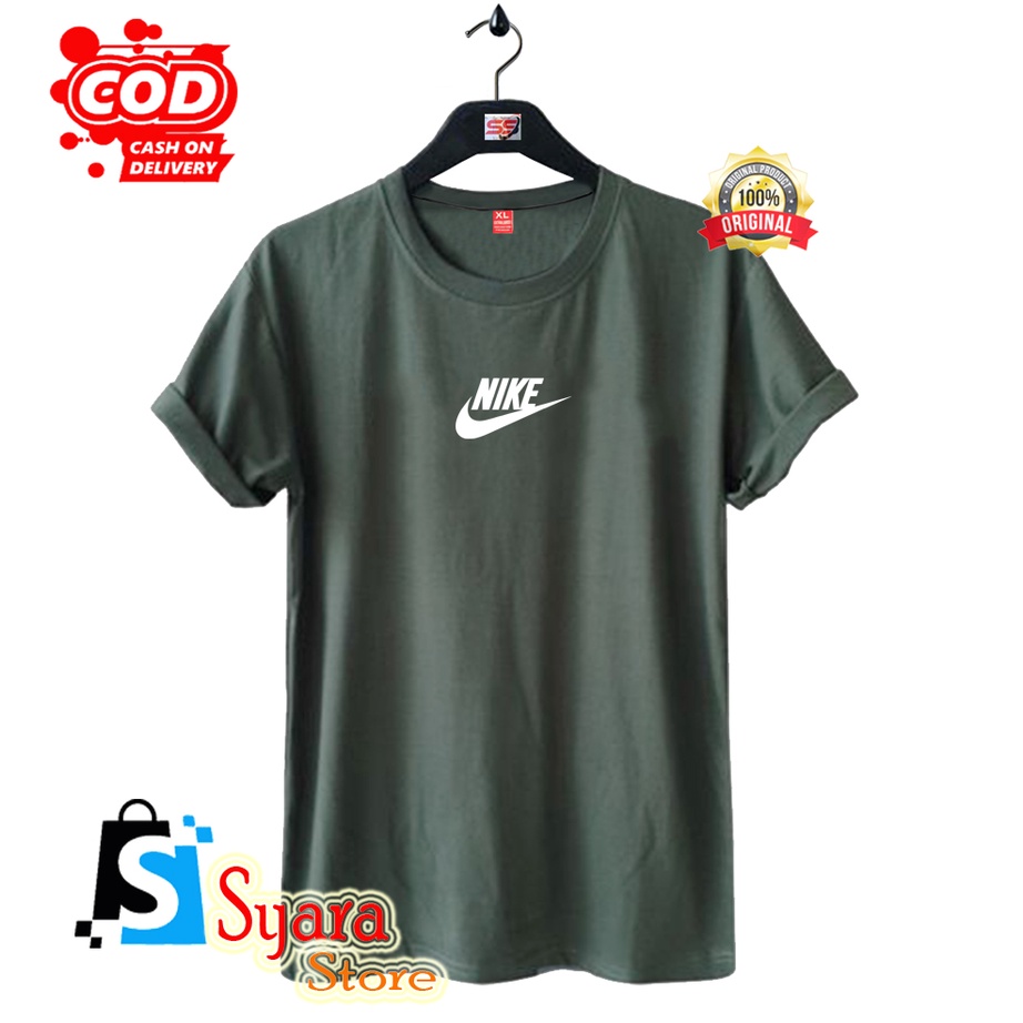 Kaos Distro // Kaos Nike_Putih // Baju Kaos Pria Pakaian Pria & Wanita Kaos Distro Murah // Tshirt /
