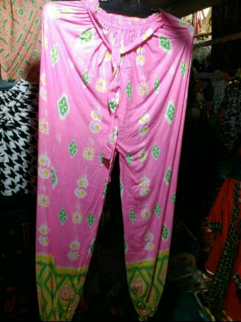 Celana Panjang Batik Serut/ Celana Aladin/ Celana Monokrom/ Celana tidur harga murah