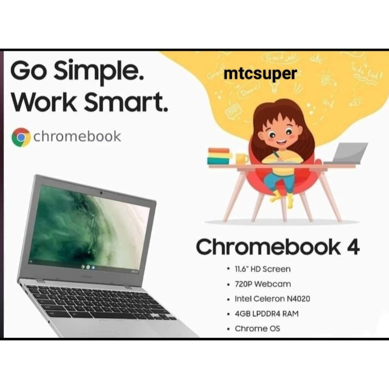 SAMSUNG CHROMEBOOK 4 11.6 Hd screen