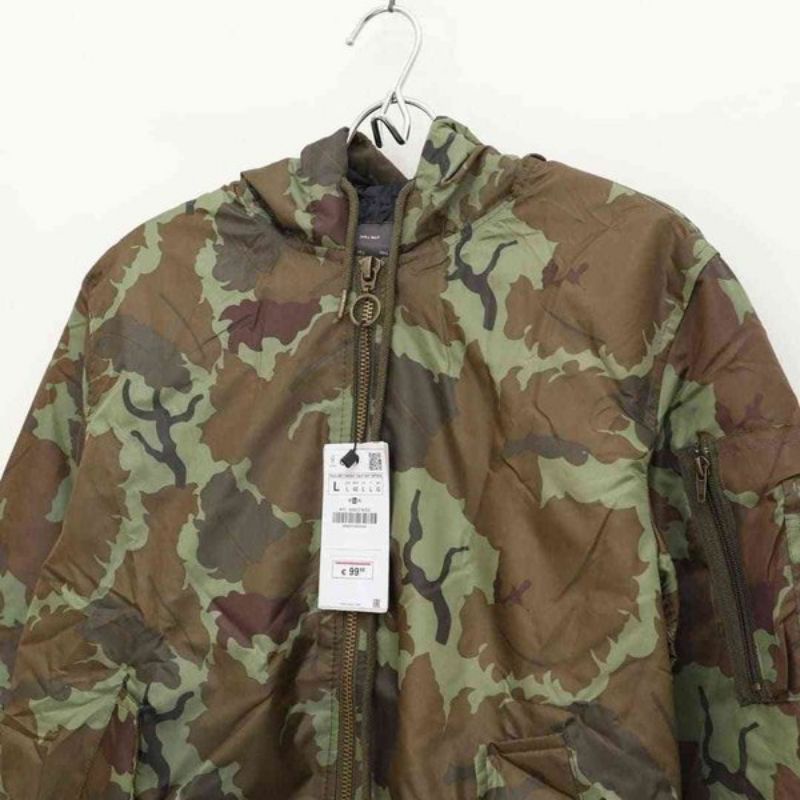 Zara Camo Bomber Original