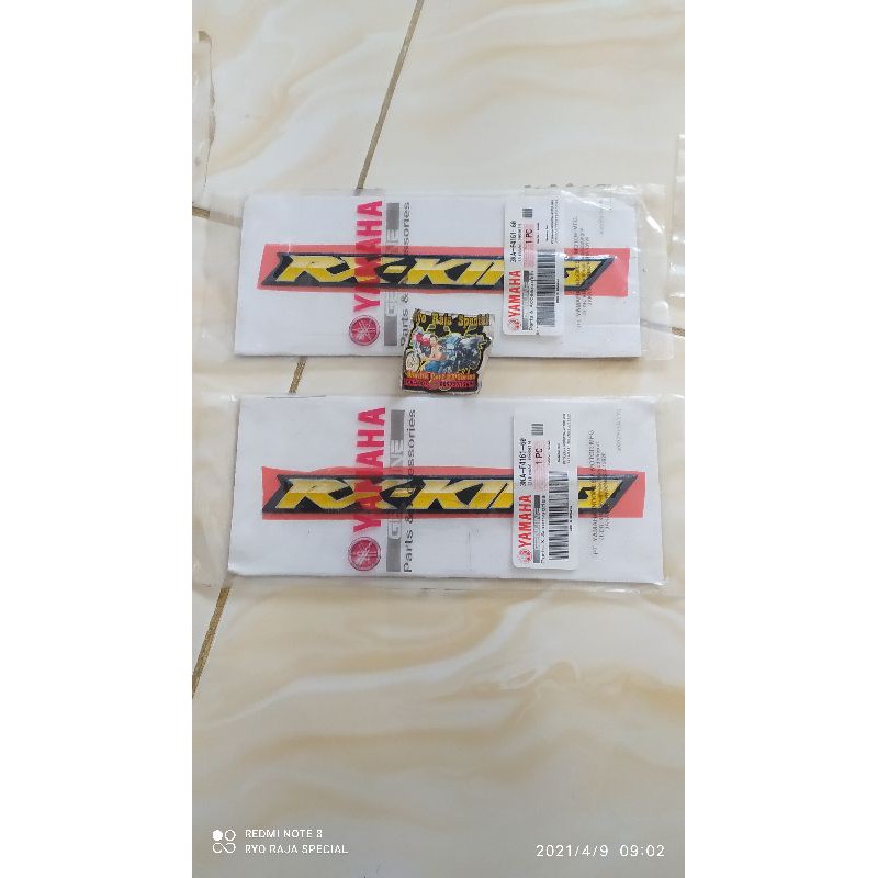 emblem RX king box aki peredam 2007 2008 2009 original